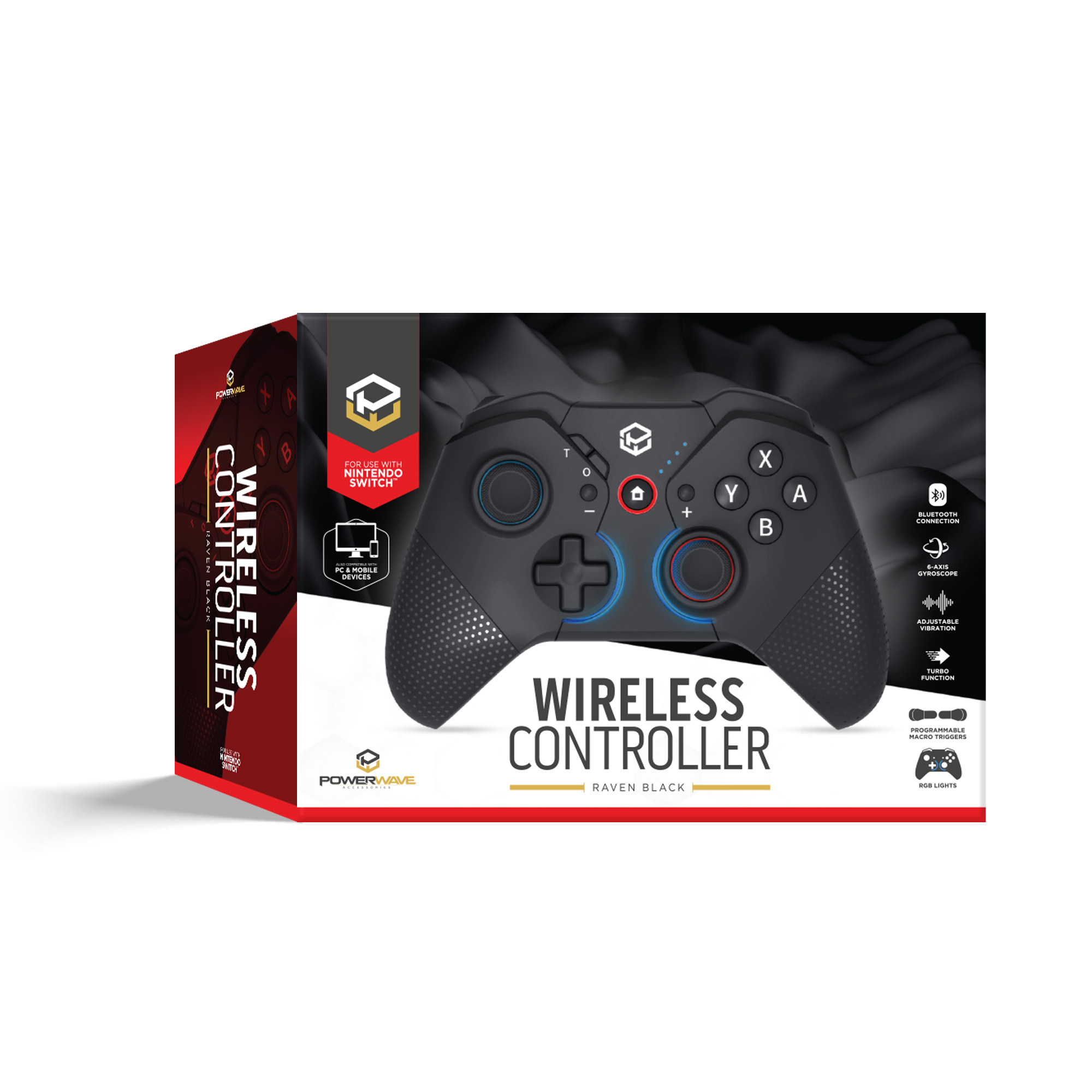 Switch Wireless Controller Raven Black - Image 3