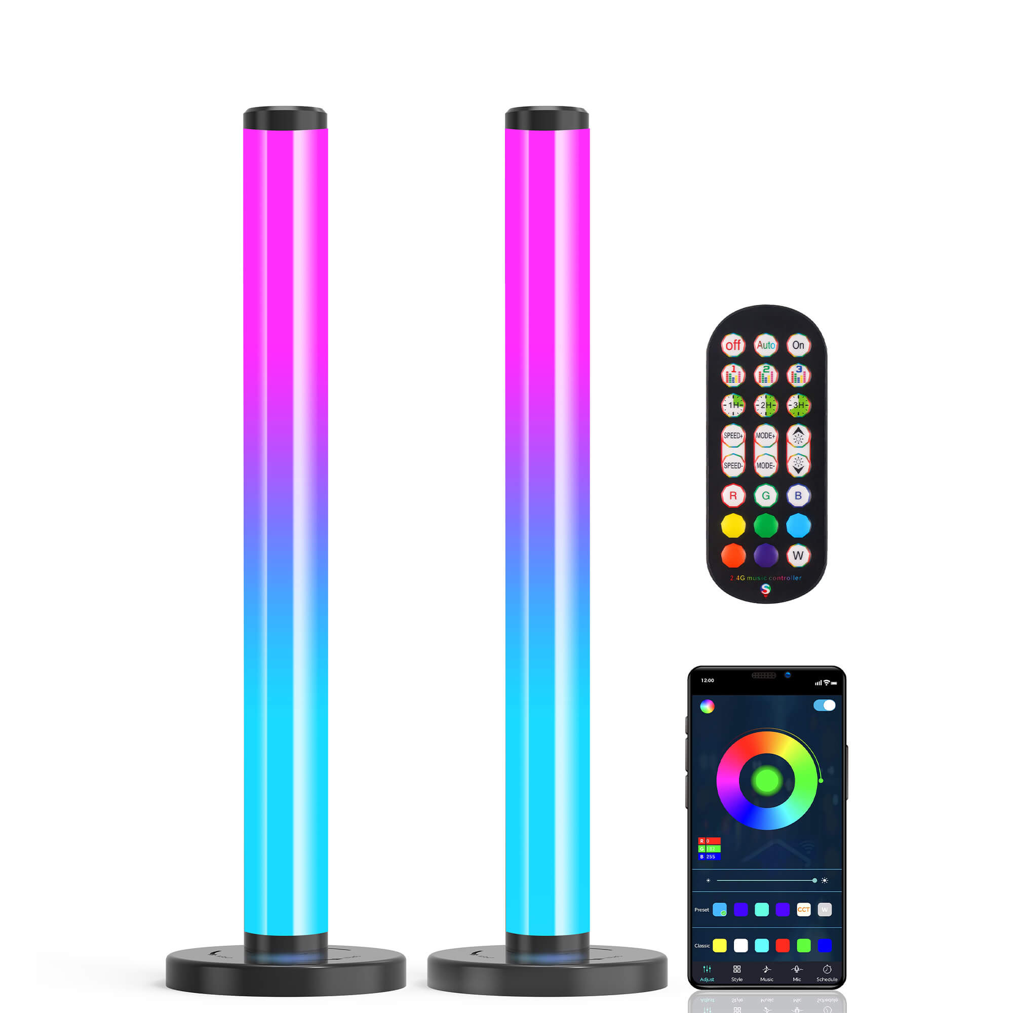 Powerwave 360 Degree RGB Desktop Lamps