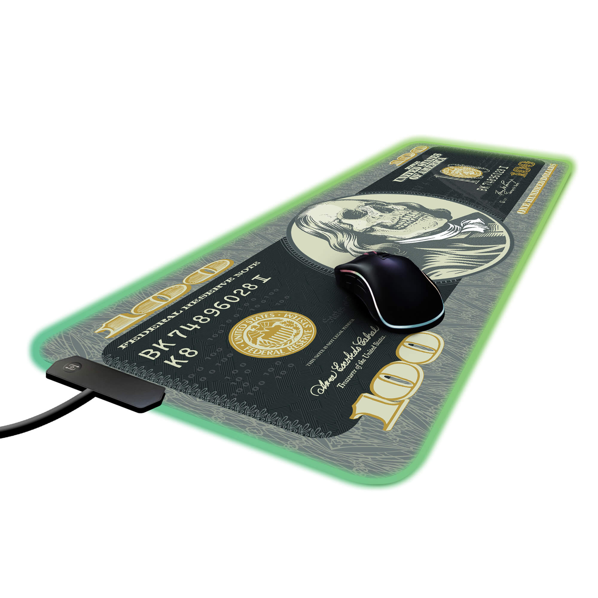Powerwave RGB XL Mouse Pad Dollar Bills