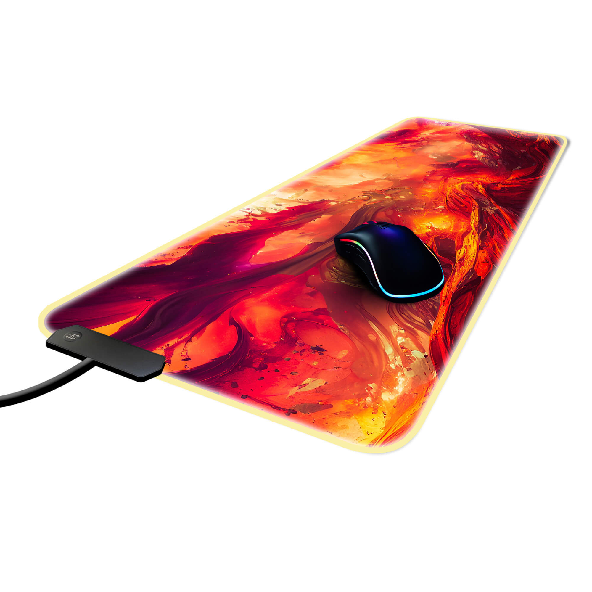 Powerwave RGB XL Mouse Pad Fire