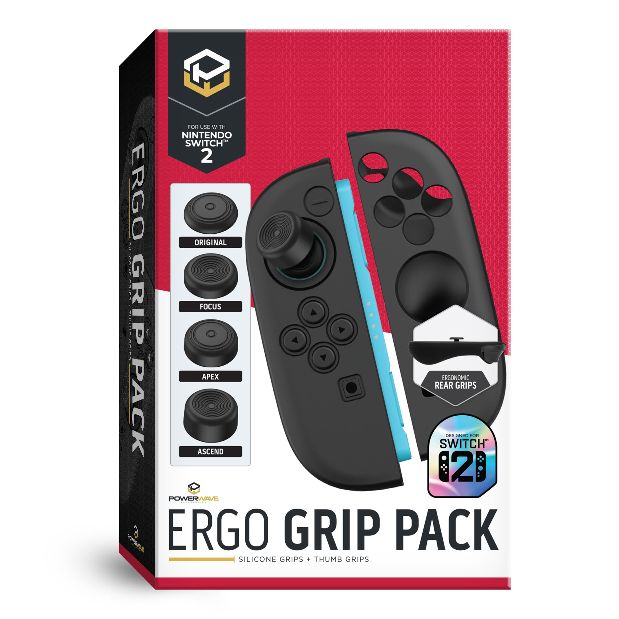 Powerwave Ergo Grip Pack for Nintendo Switch 2 - Image 4