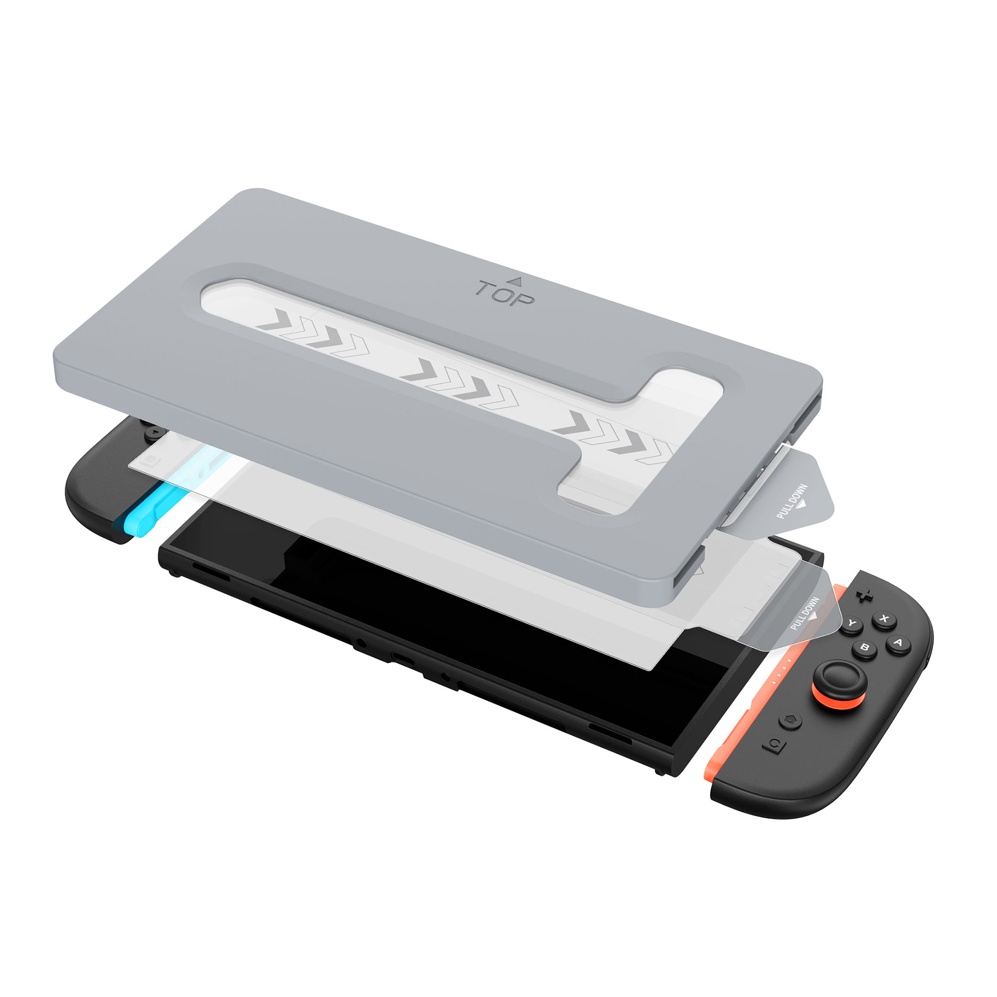 Powerwave Tempered Glass Screen Protector with Alignment Tray Double Pack for Nintendo Switch 2