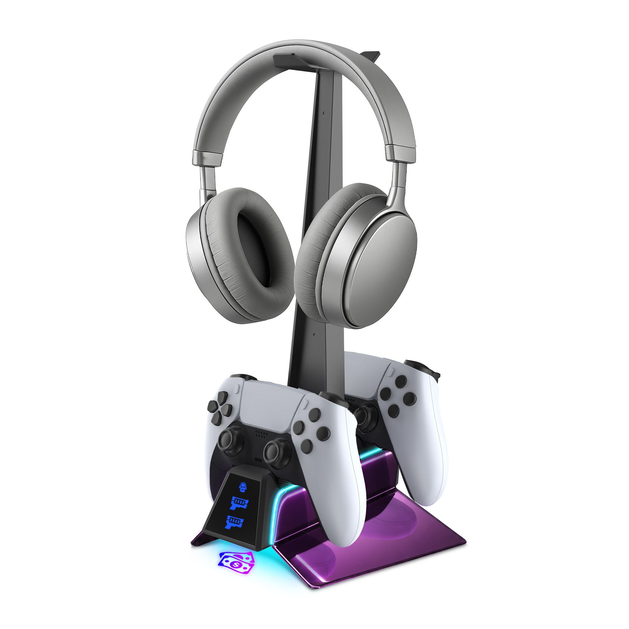 RGB Dual Headset Stand