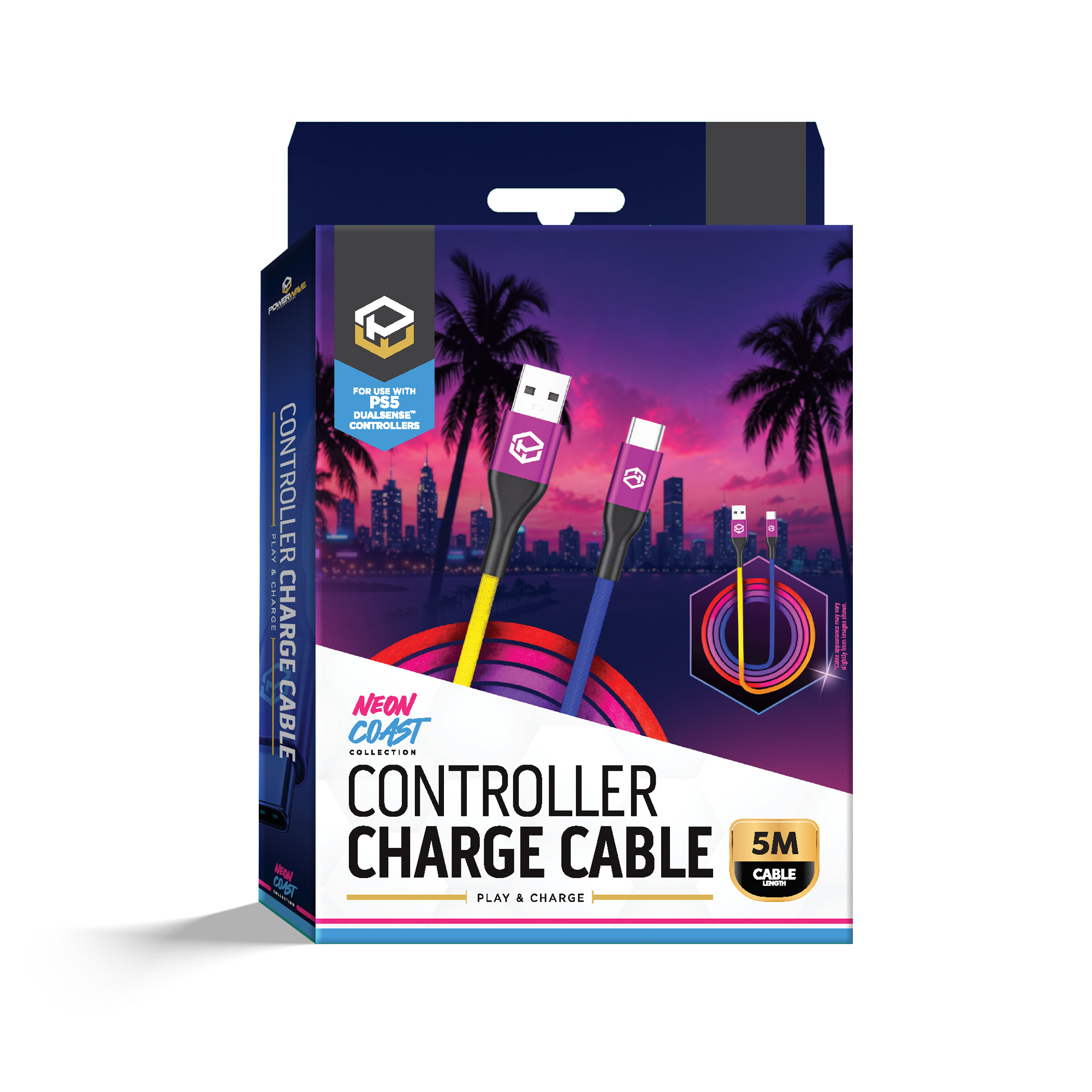 5M Charging Cable Neon Coast - Image 3
