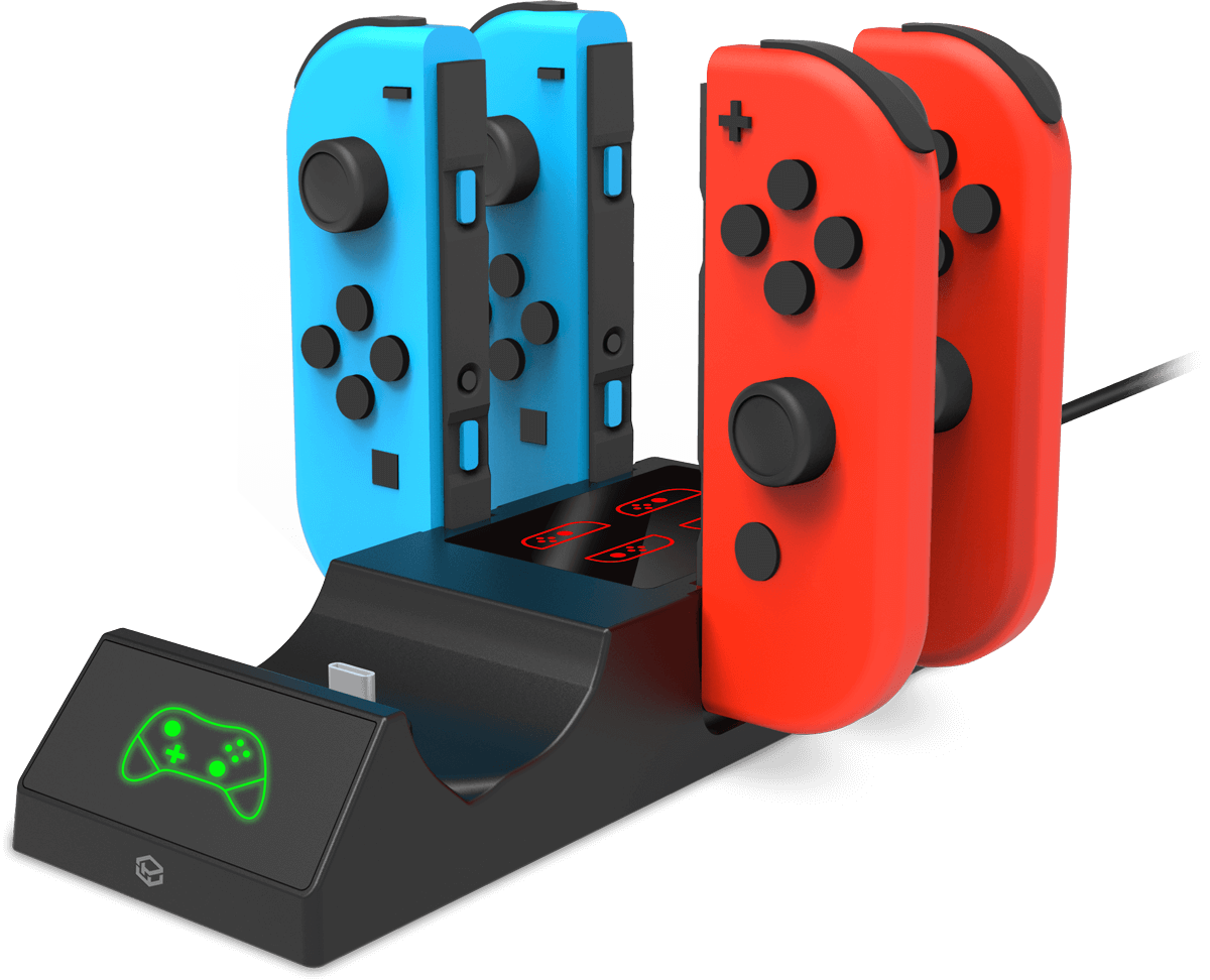 Powerwave Switch Joy-Con Charging Dock - Retro Bricks