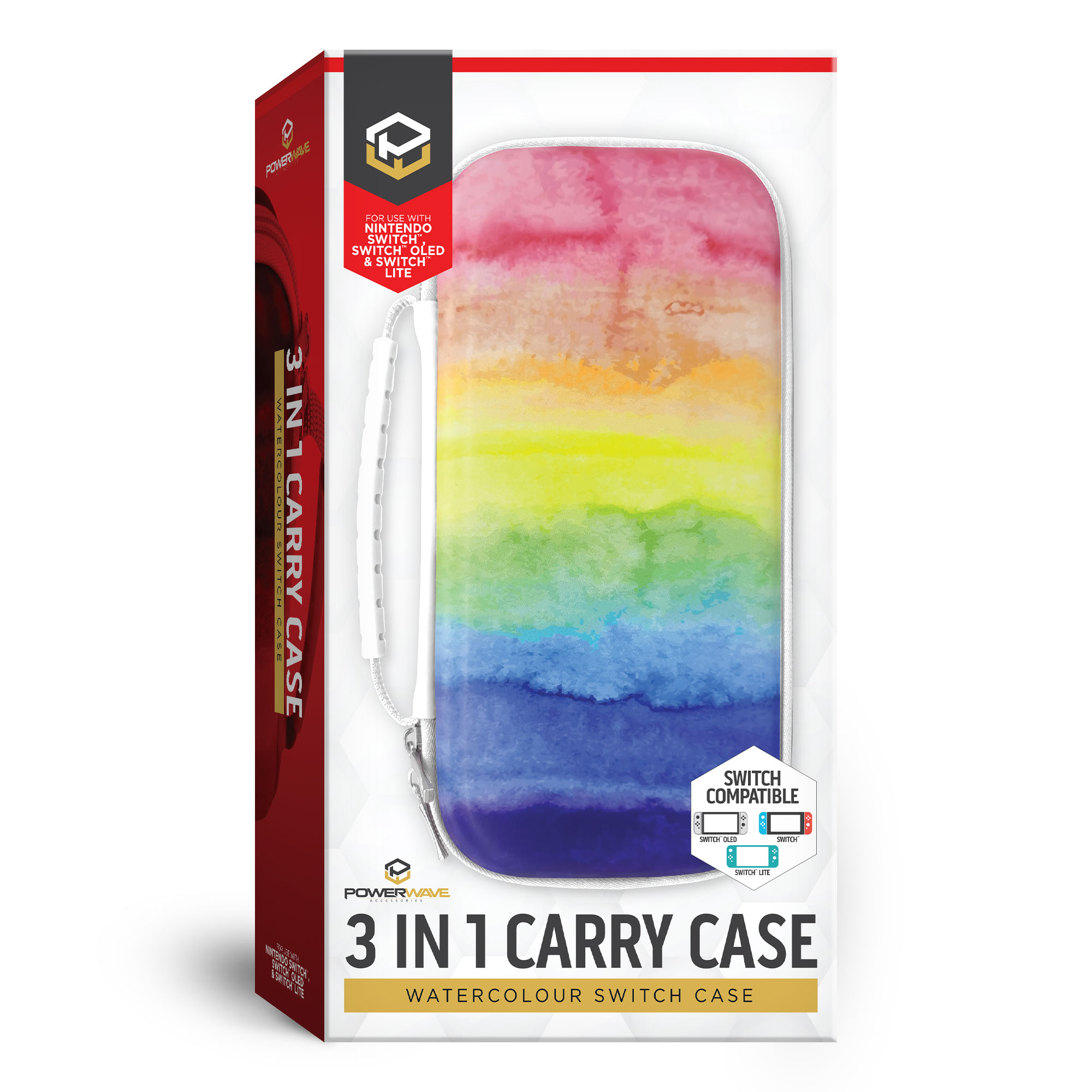 Switch 3 in 1 Carry Case - Watercolours - Image 4