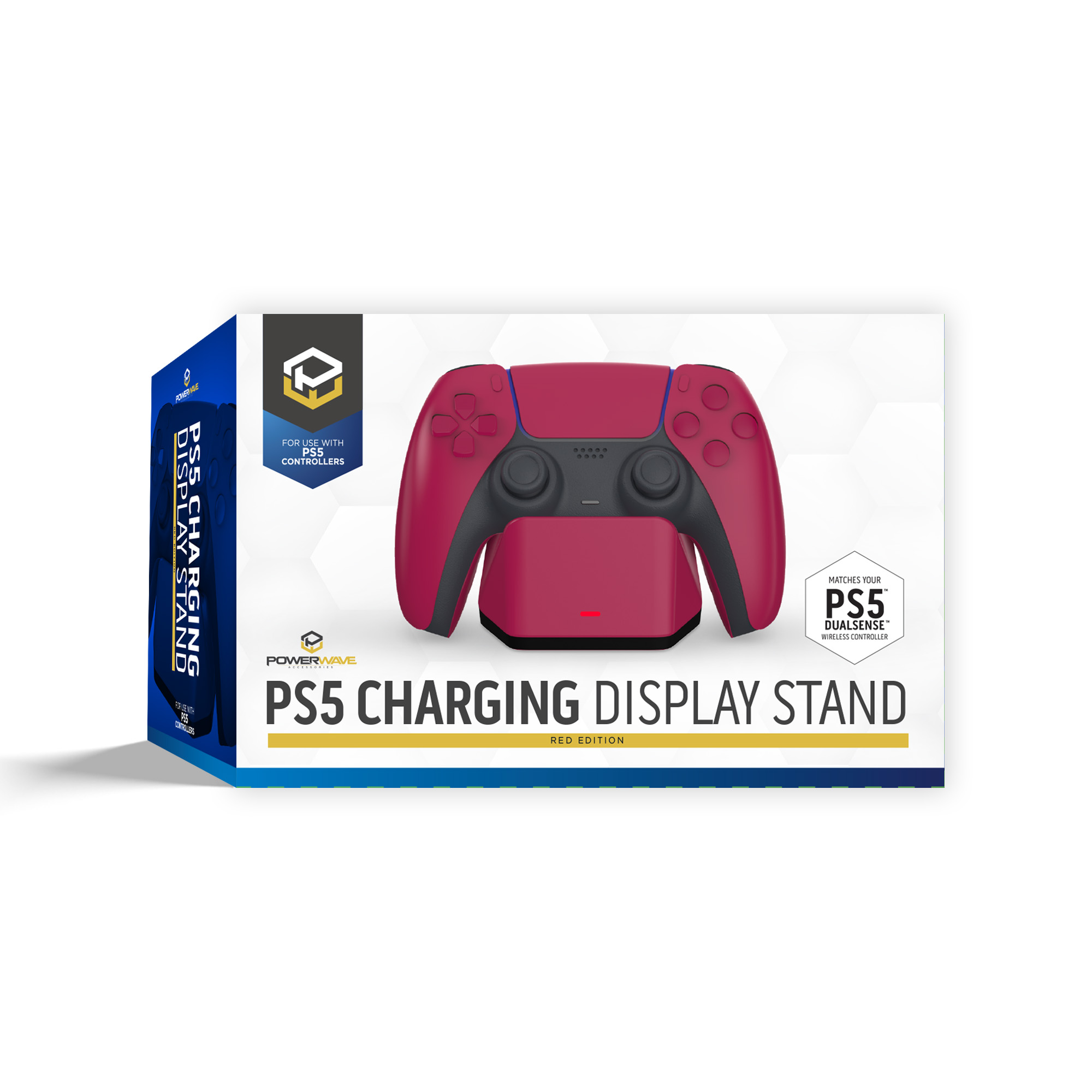 PS5 Controller Charging Display Stand Red - Image 5