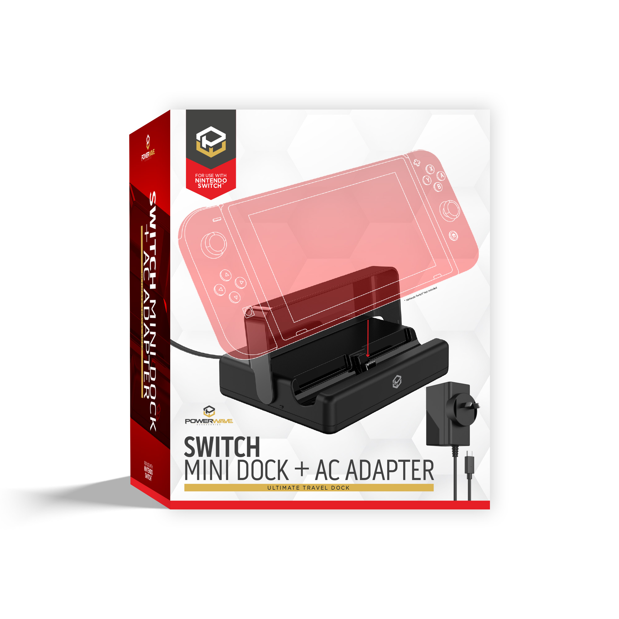 Switch Mini Dock and AC Adapter - Image 4