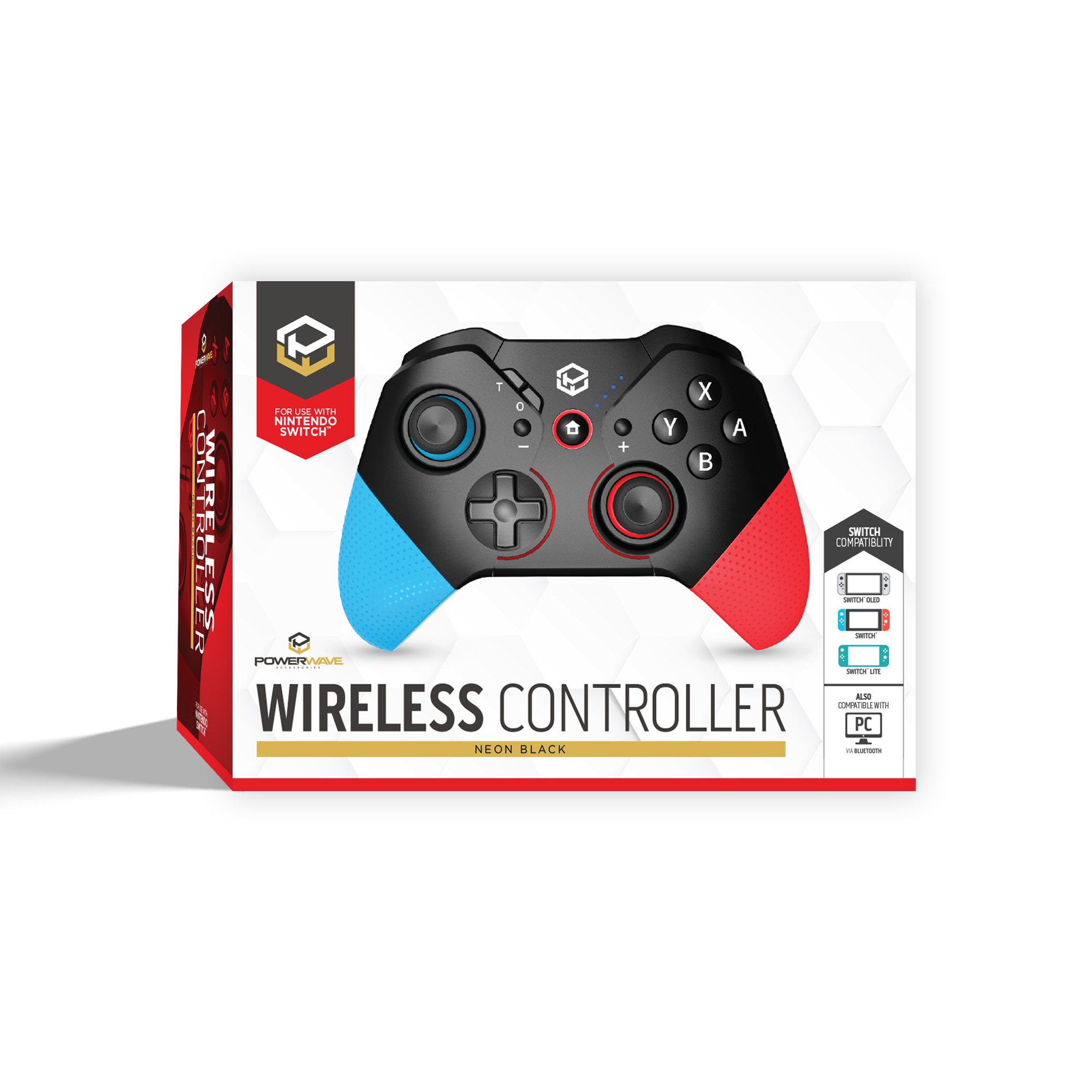 Switch Wireless Controller Black Neon - Image 3