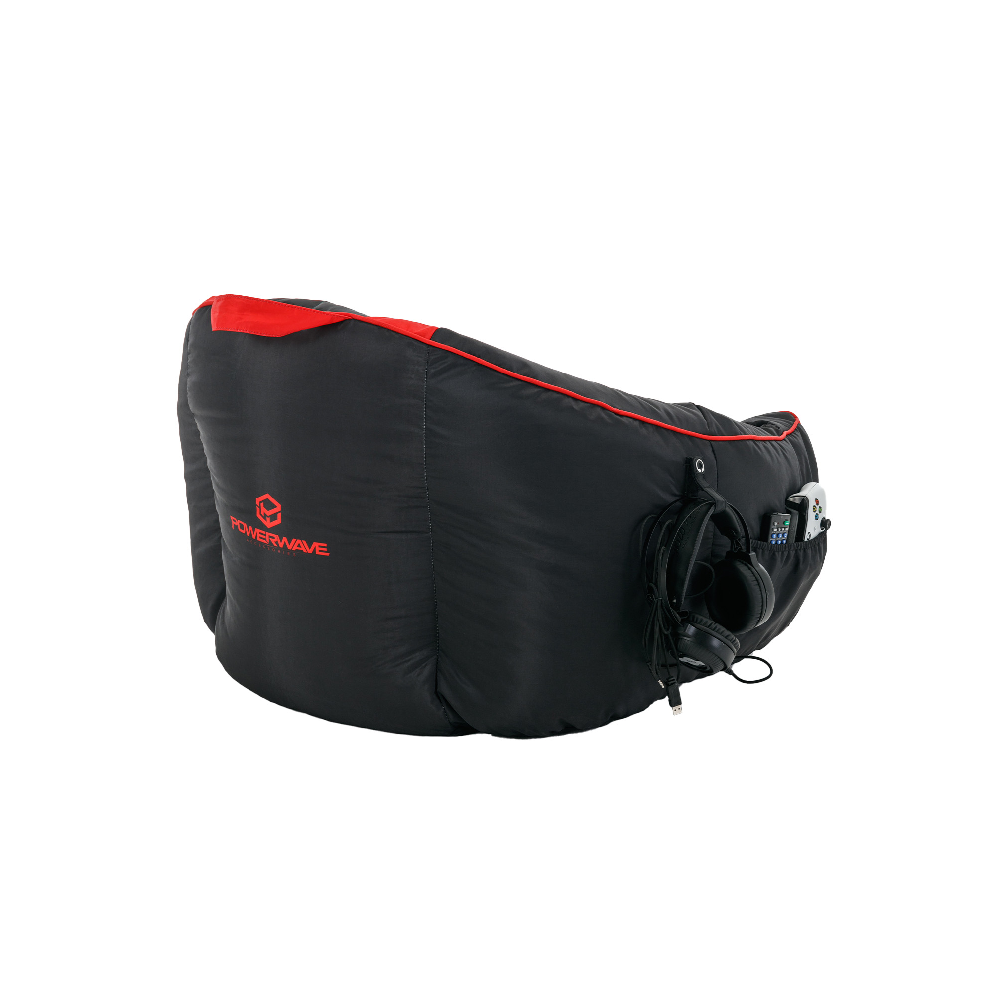 Bean Bag Chair Puff Red - Image 3