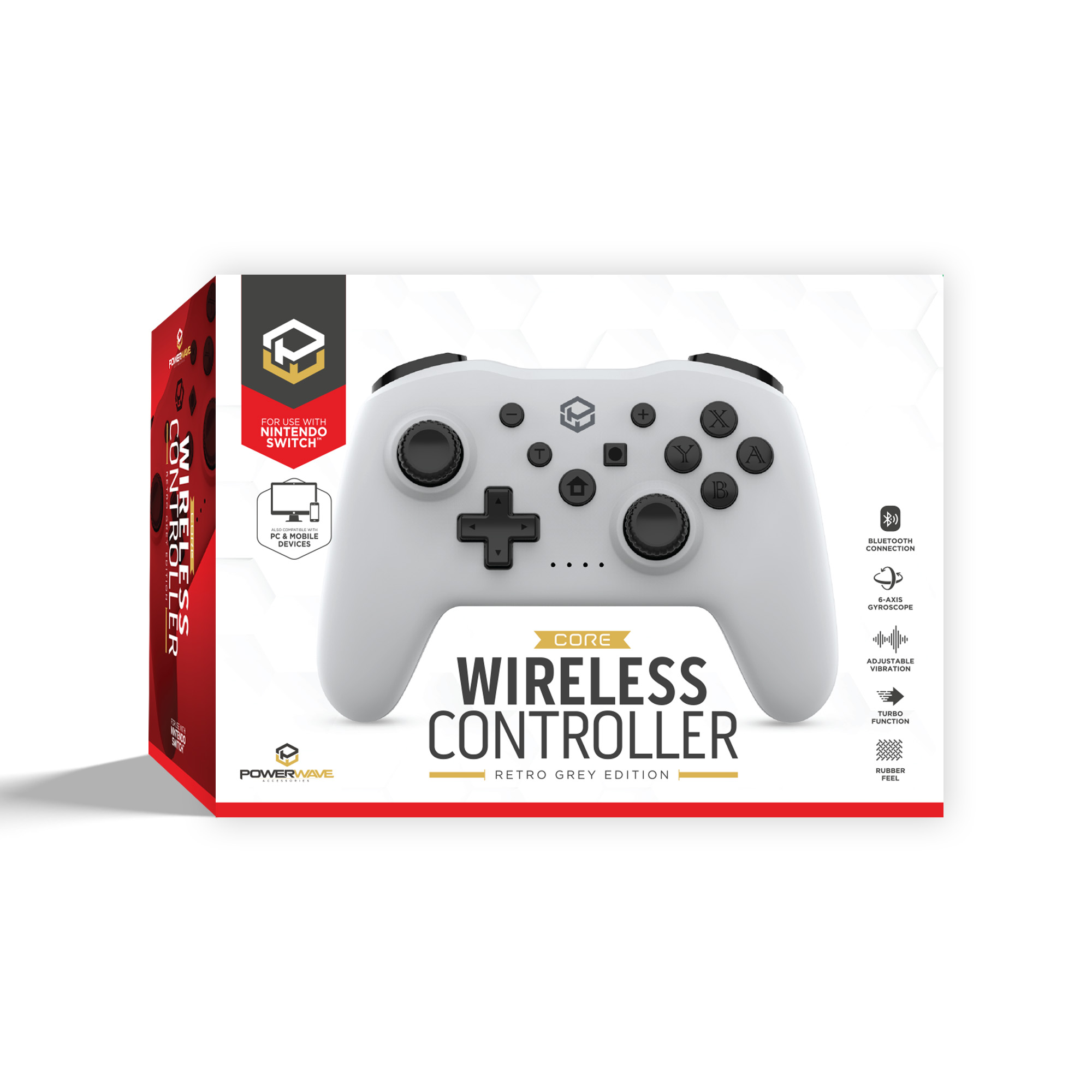 Switch Wireless Controller Retro Grey - Image 3