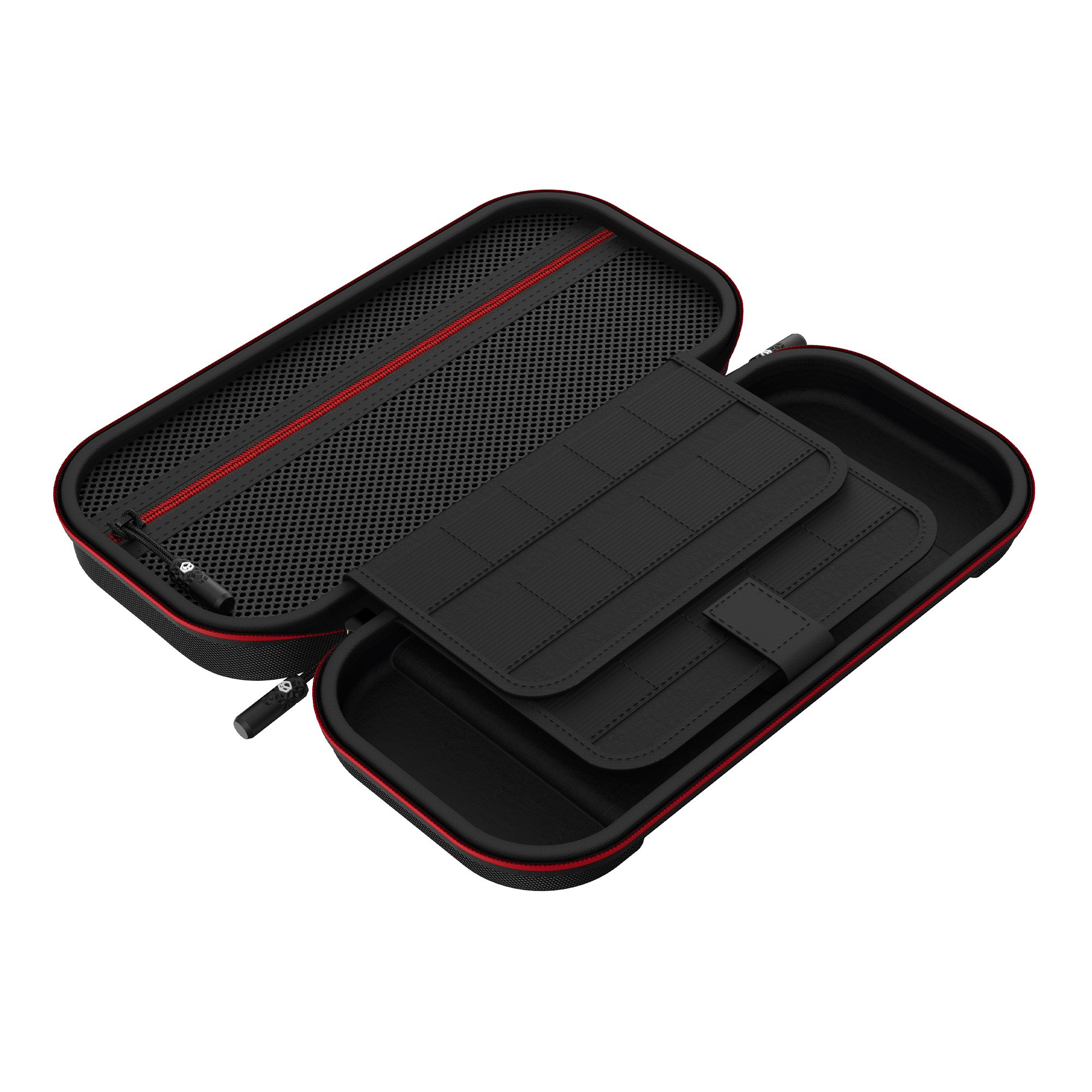 Premium Carry Case Black Crimson for Nintendo Switch 2 - Image 2