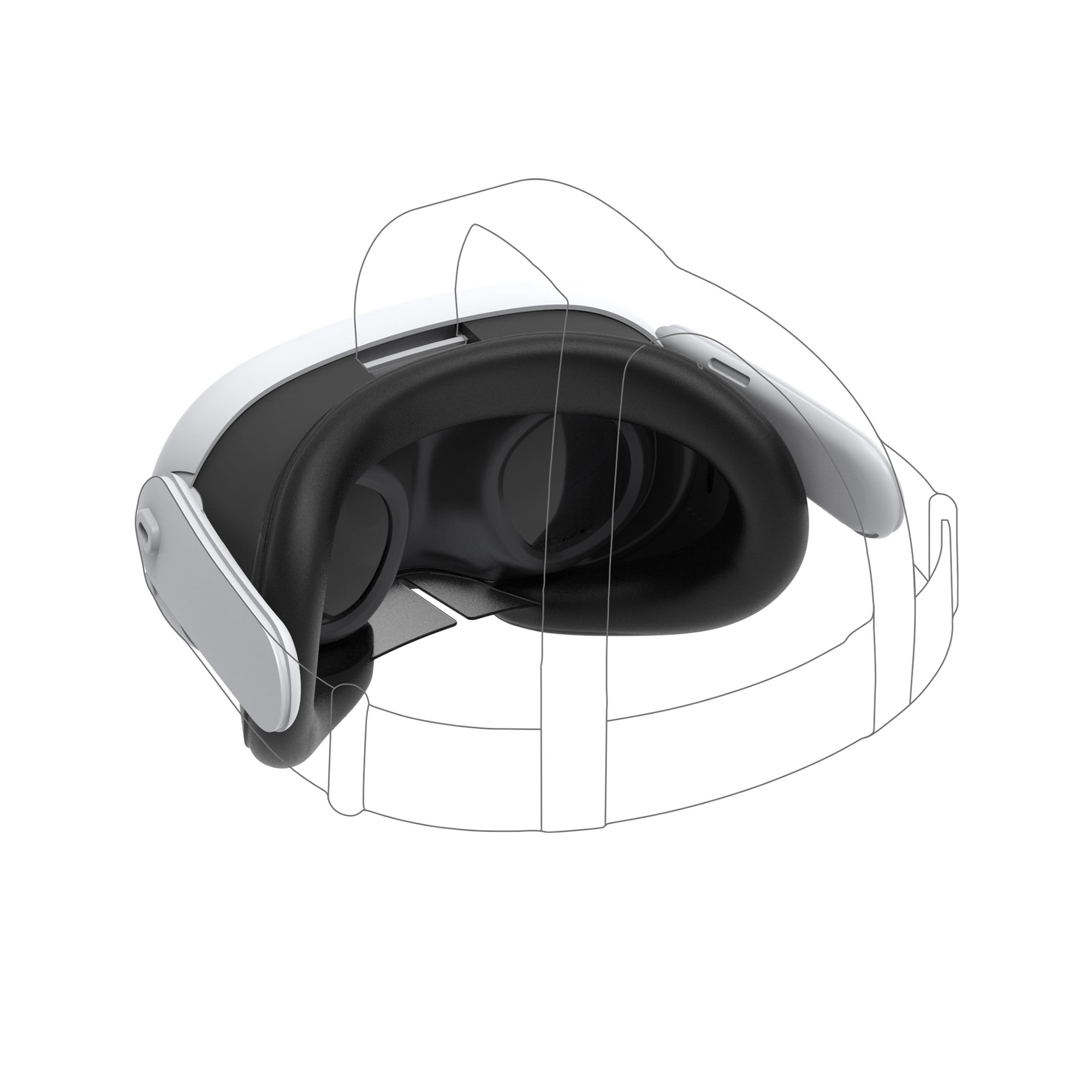 Silicone Face Pad for Meta Quest 3 - Image 2
